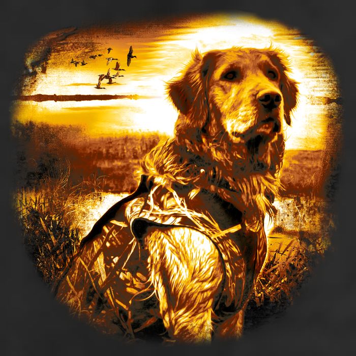 Golden Hunter Retriever Dog Cool Comfort Performance Bucket Hat
