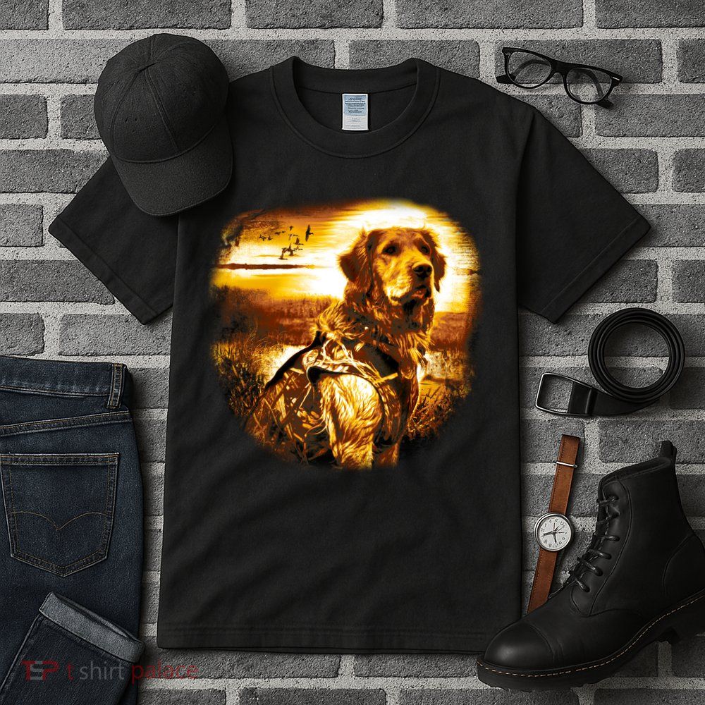 Golden Hunter Retriever Dog Tall T-Shirt