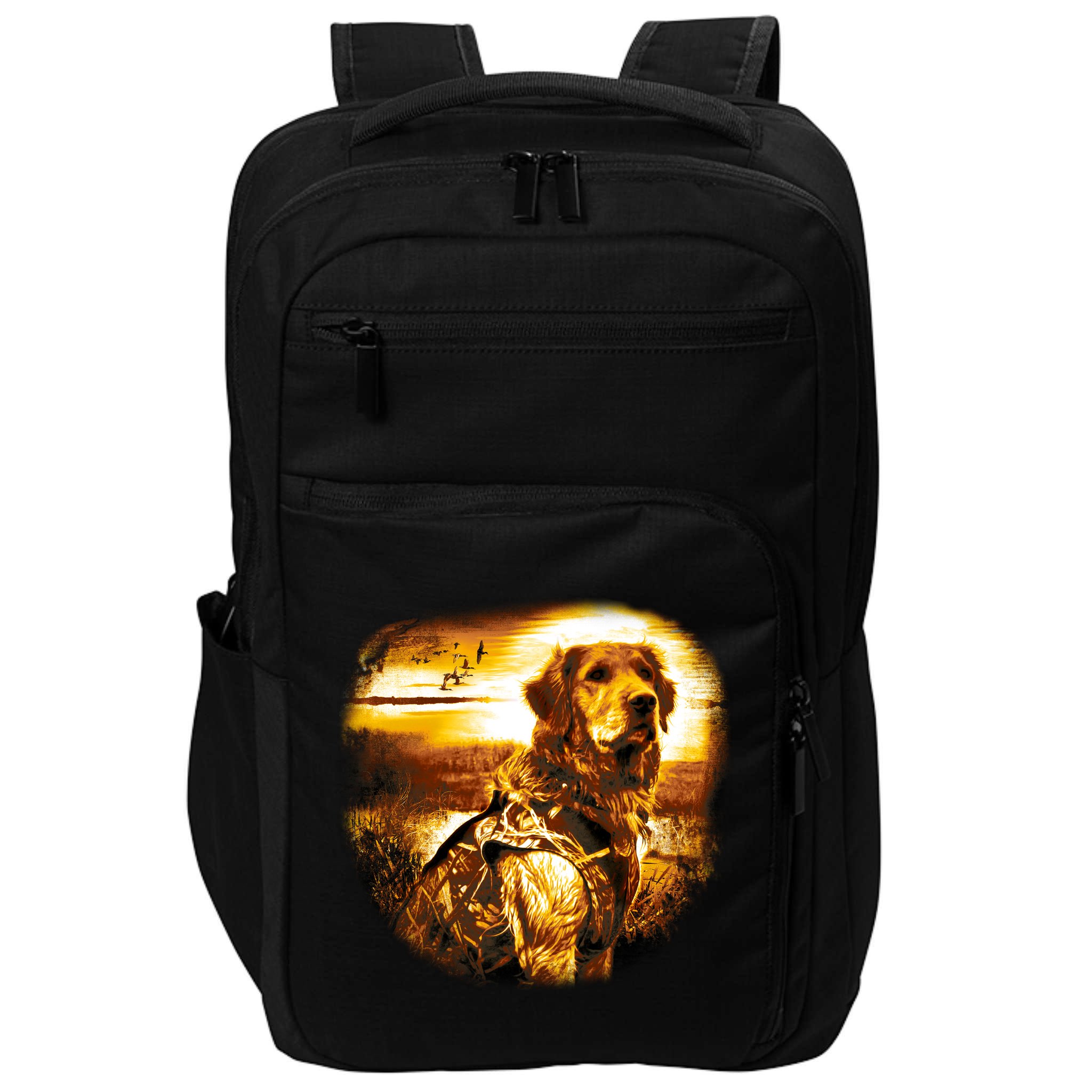 Golden Hunter Retriever Dog Impact Tech Backpack