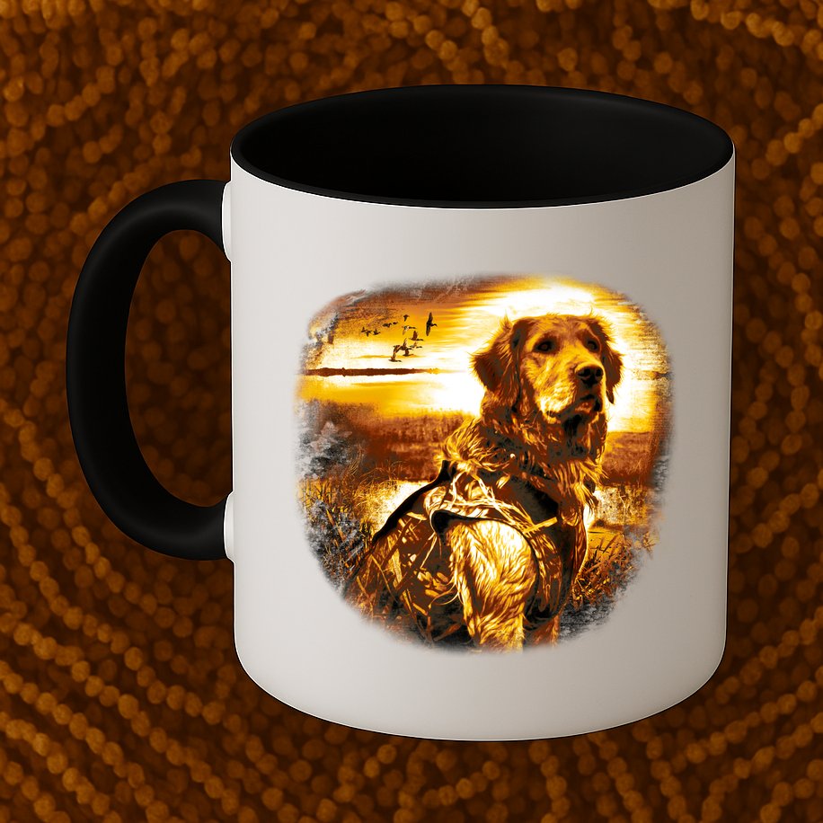 Golden Hunter Retriever Dog Mug