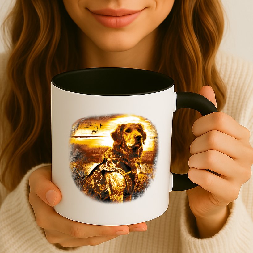 Golden Hunter Retriever Dog Mug