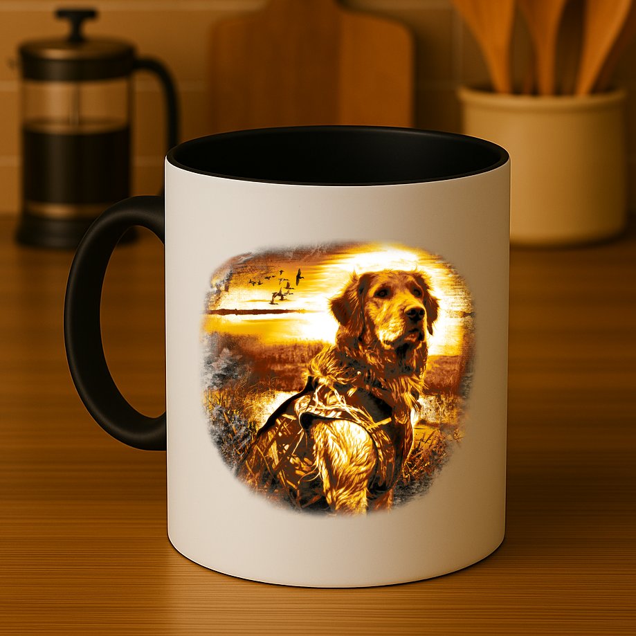Golden Hunter Retriever Dog Mug