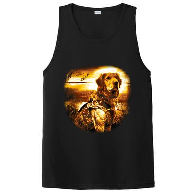 Golden Hunter Retriever Dog PosiCharge Competitor Tank