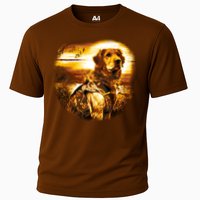 Golden Hunter Retriever Dog Cooling Performance Crew T-Shirt