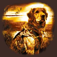 Golden Hunter Retriever Dog Cooling Performance Crew T-Shirt
