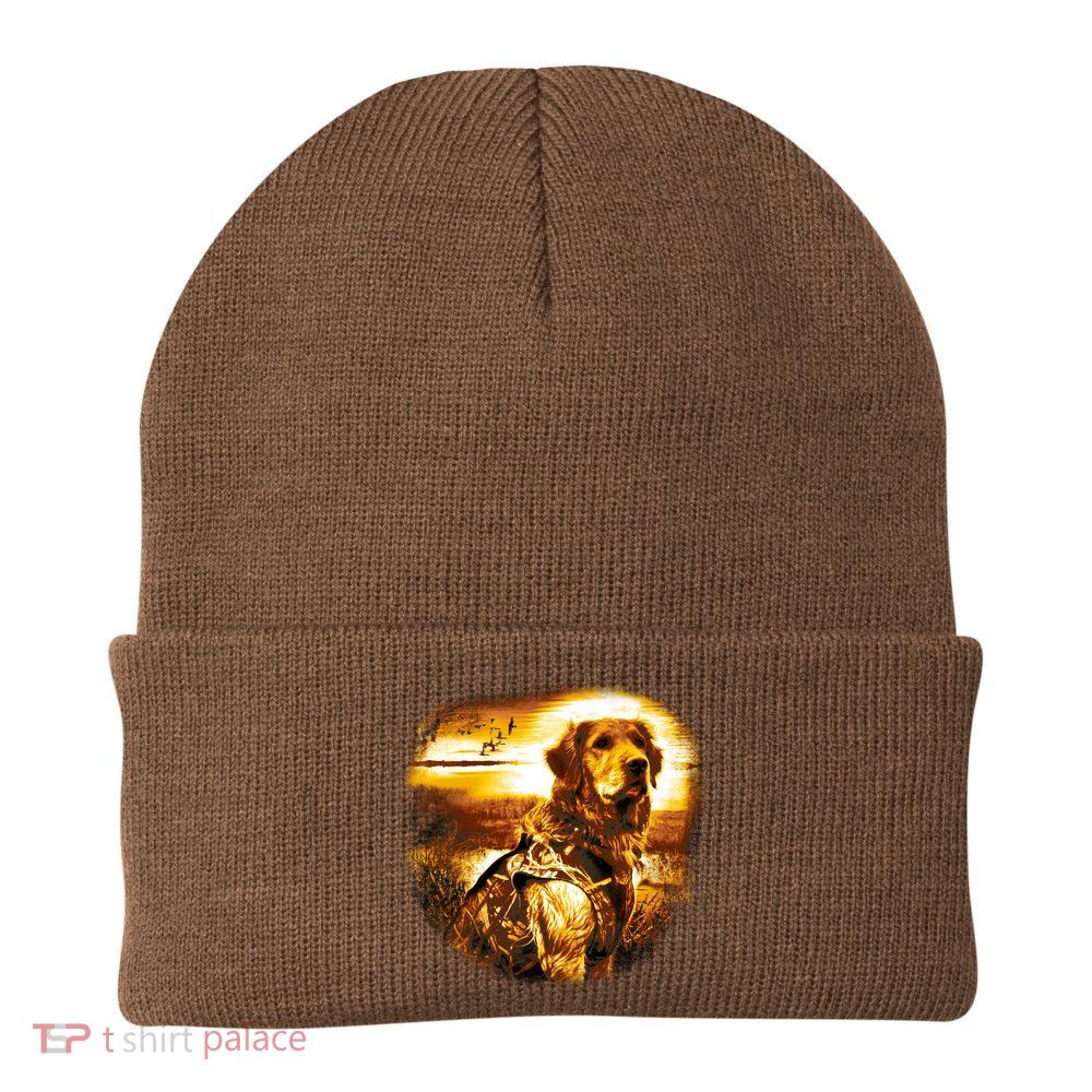 Golden Hunter Retriever Dog Beanie