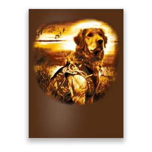 Golden Hunter Retriever Dog Poster