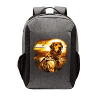 Golden Hunter Retriever Dog Vector Backpack