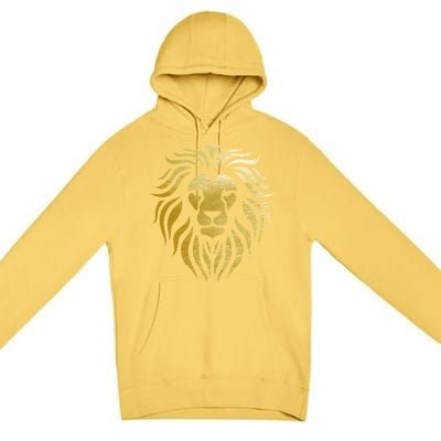 Golden King Lion Premium Pullover Hoodie