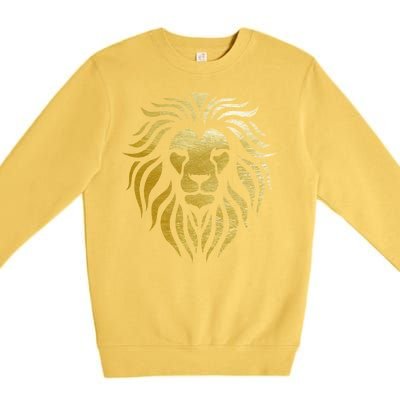 Golden King Lion Premium Crewneck Sweatshirt