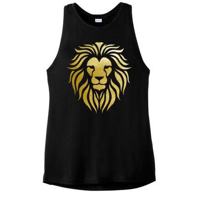 Golden King Lion Ladies PosiCharge Tri-Blend Wicking Tank