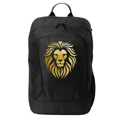 Golden King Lion City Backpack