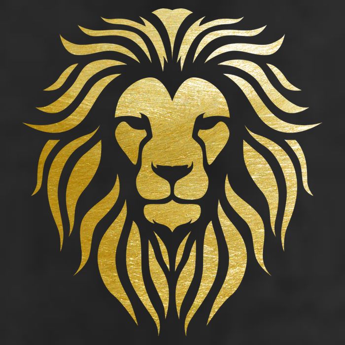 Golden King Lion 11oz C Handle Ceramic Mug
