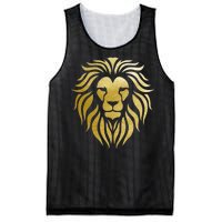 Golden King Lion Mesh Reversible Basketball Jersey Tank