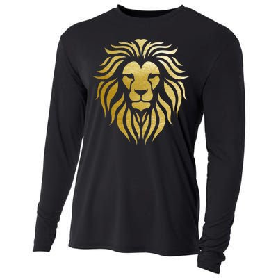 Golden King Lion Cooling Performance Long Sleeve Crew