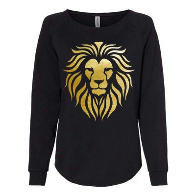 Golden King Lion Womens California Wash Sweatshirt