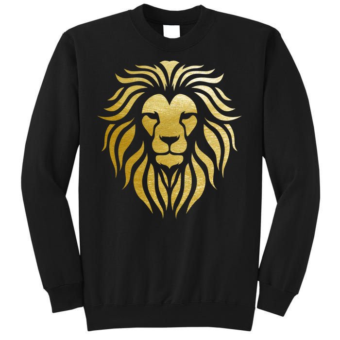 Golden King Lion Tall Sweatshirt