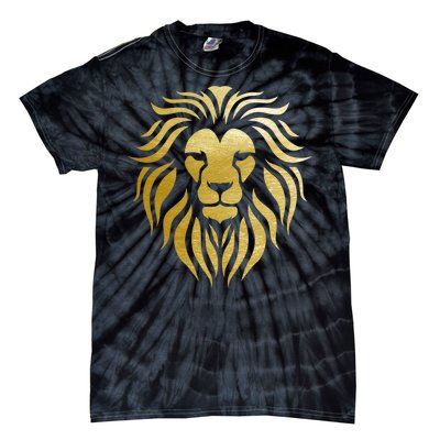 Golden King Lion Tie-Dye T-Shirt