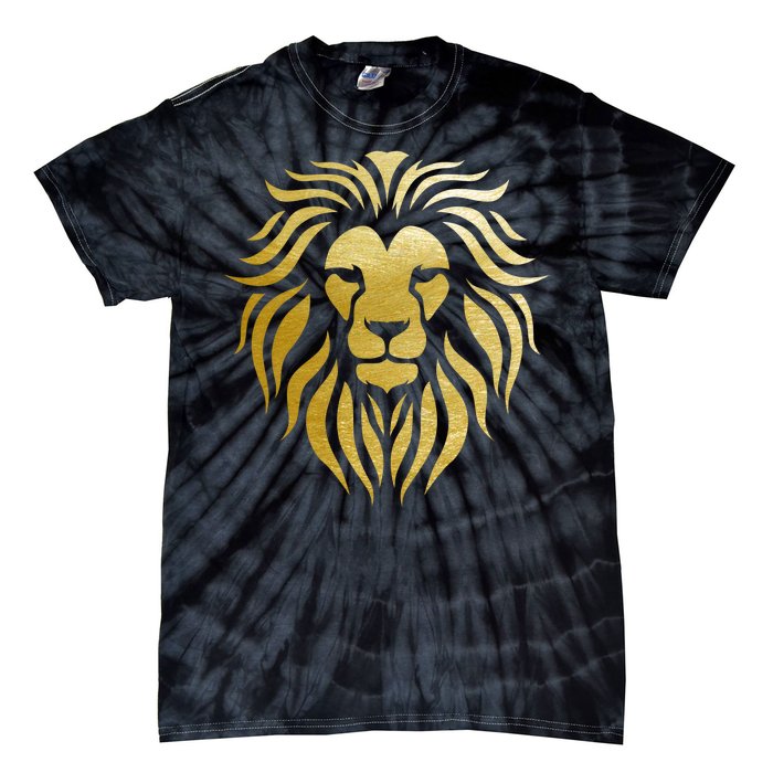 Golden King Lion Tie-Dye T-Shirt