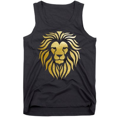 Golden King Lion Tank Top