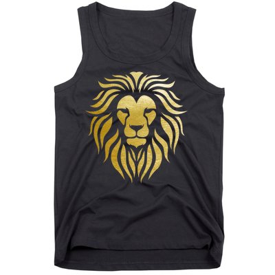 Golden King Lion Tank Top