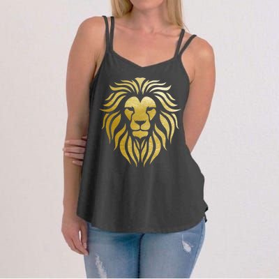 Golden King Lion Women's Strappy Tank