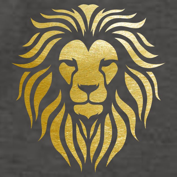 Golden King Lion Vector Backpack