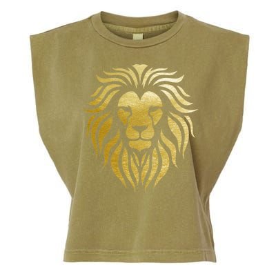 Golden King Lion Garment-Dyed Women's Muscle Tee