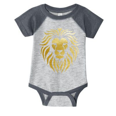 Golden King Lion Infant Baby Jersey Bodysuit