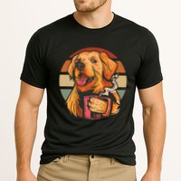 Golden Retriever Dog Coffee Cooling Performance Crew T-Shirt