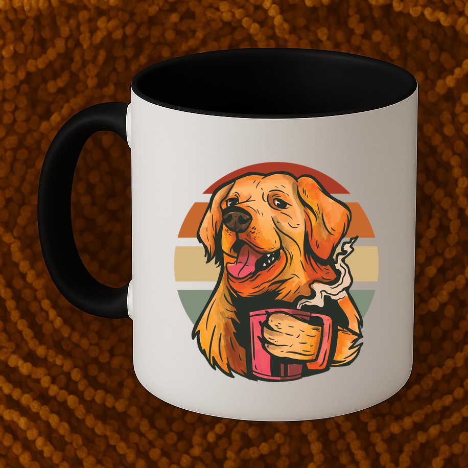 Golden Retriever Dog Coffee Mug