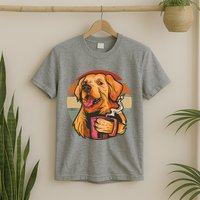 Golden Retriever Dog Coffee T-Shirt