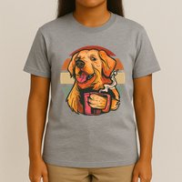 Golden Retriever Dog Coffee T-Shirt