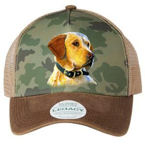 Golden Retriever Dog Portrait Legacy Tie Dye Trucker Hat