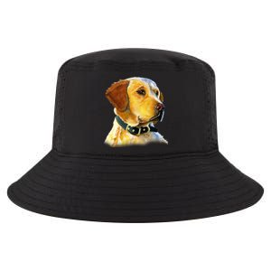 Golden Retriever Dog Portrait Cool Comfort Performance Bucket Hat