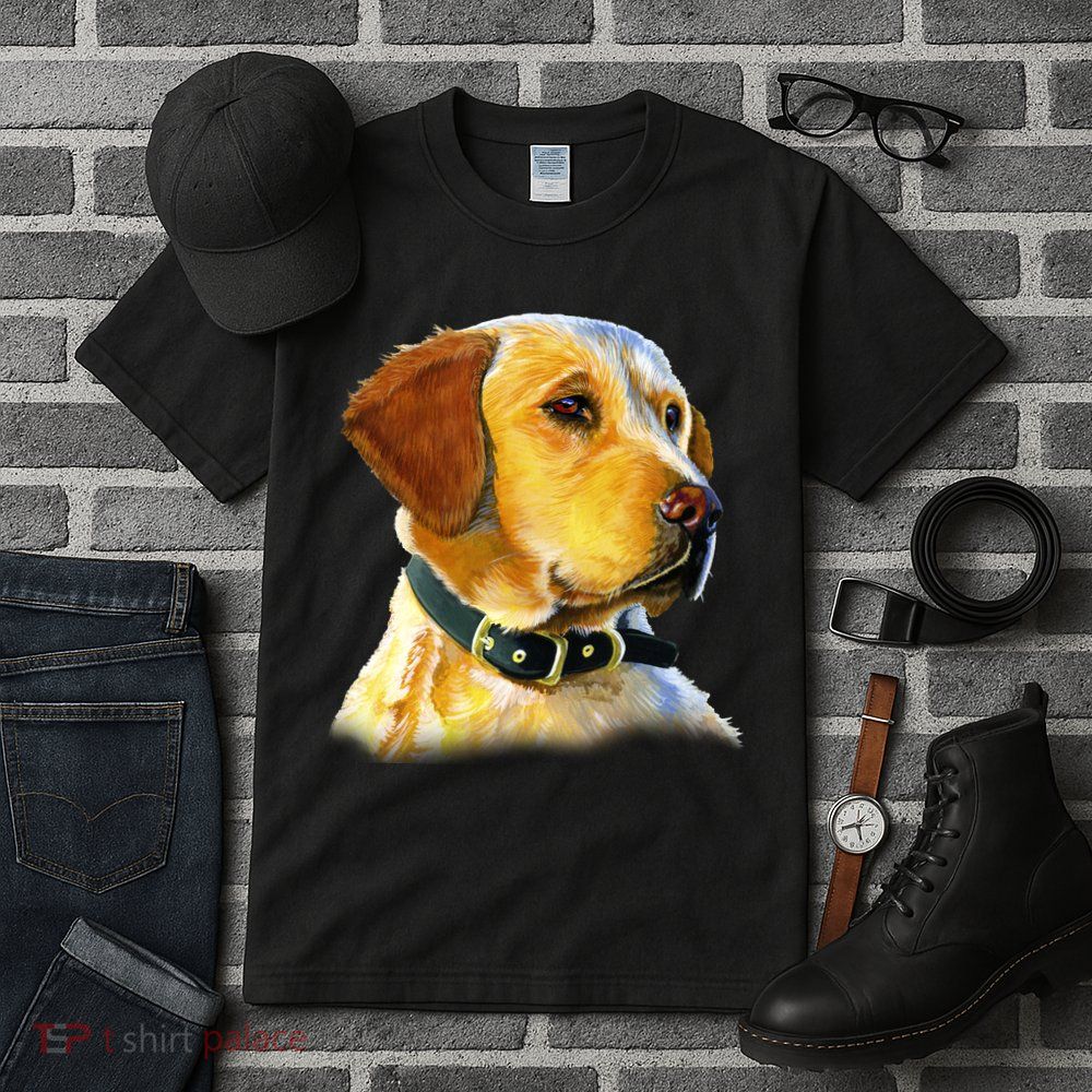 Golden Retriever Dog Portrait Tall T-Shirt