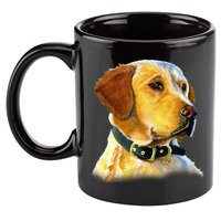 Golden Retriever Dog Portrait 11oz C Handle Ceramic Mug