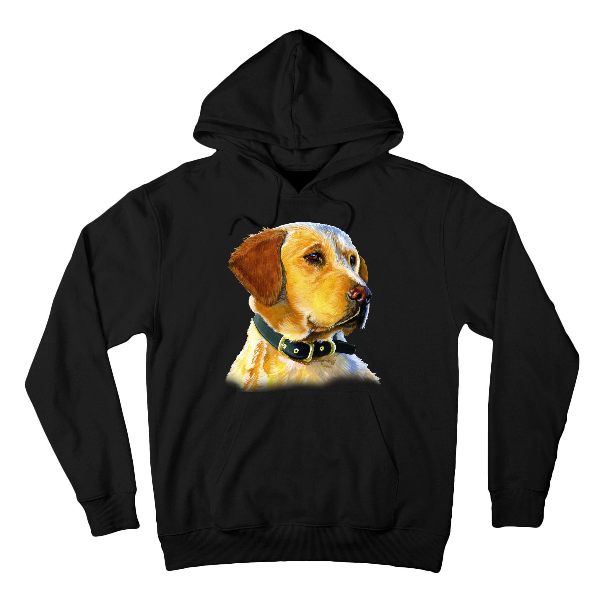 Golden Retriever Dog Portrait Tall Hoodie