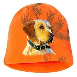 Golden Retriever Dog Portrait Kati - Camo Knit Beanie