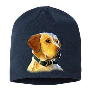 Golden Retriever Dog Portrait Sustainable Beanie