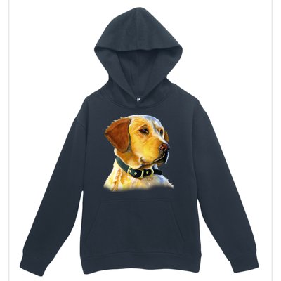 Golden Retriever Dog Portrait Urban Pullover Hoodie