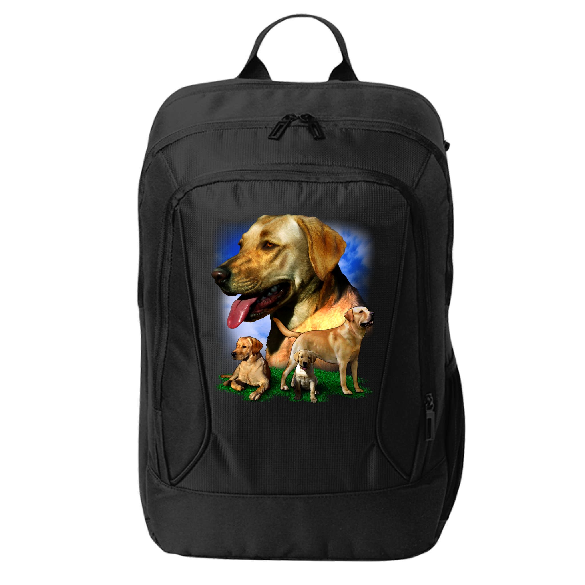Golden Retriever Family City Backpack