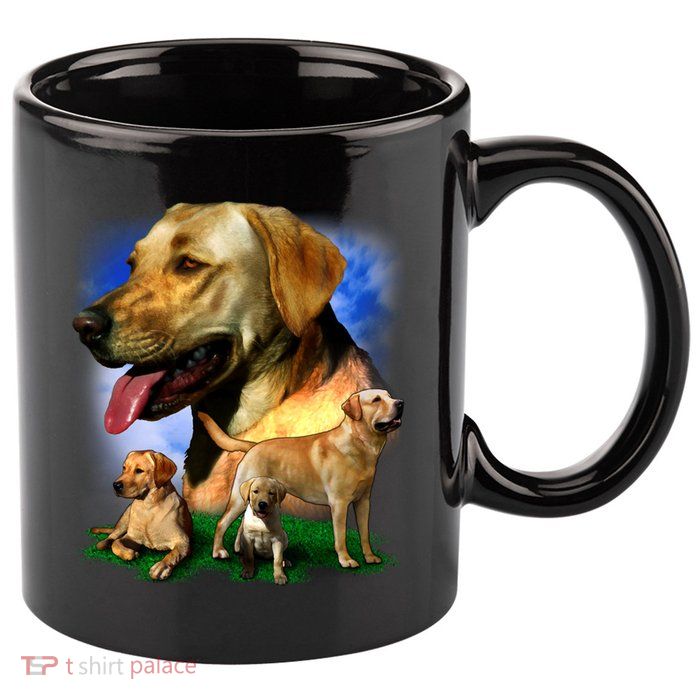 Golden Retriever Family 11oz C Handle Ceramic Mug