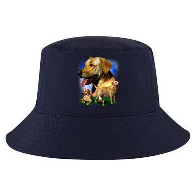 Golden Retriever Family Cool Comfort Performance Bucket Hat