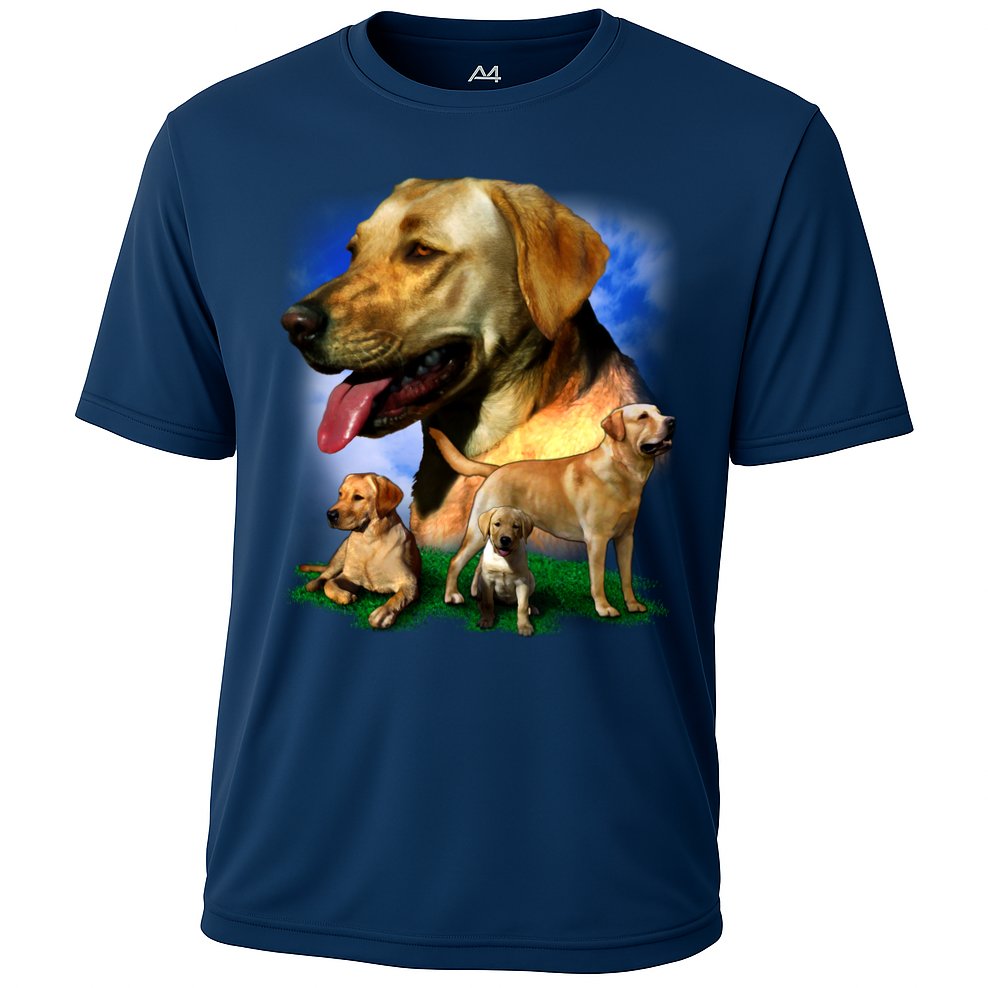 Golden Retriever Family Cooling Performance Crew T-Shirt