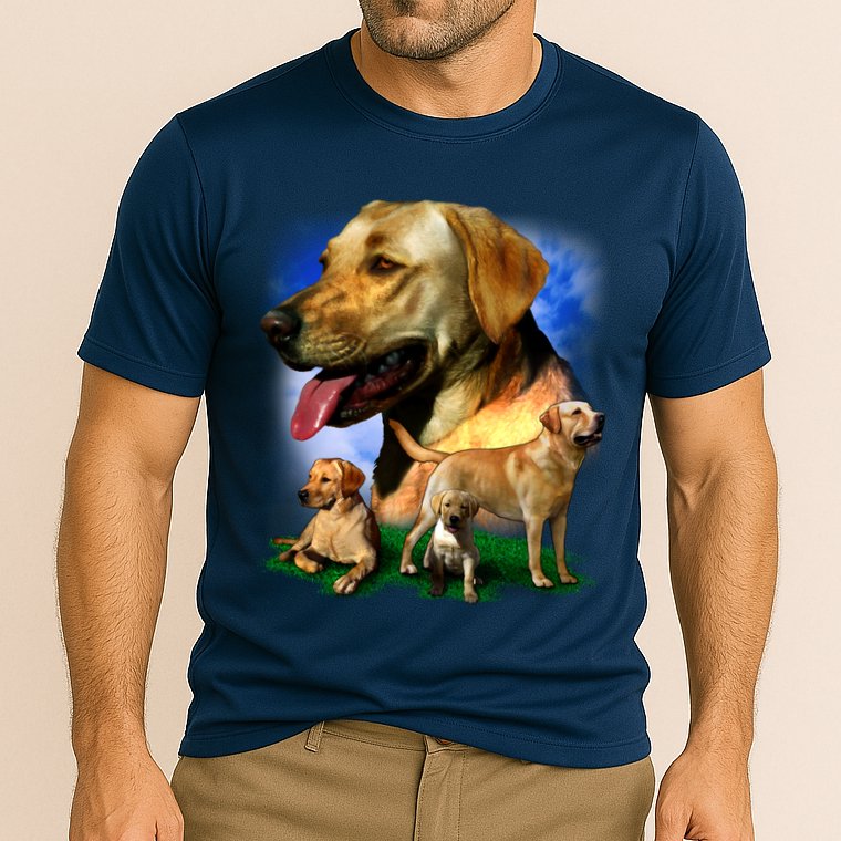 Golden Retriever Family Cooling Performance Crew T-Shirt