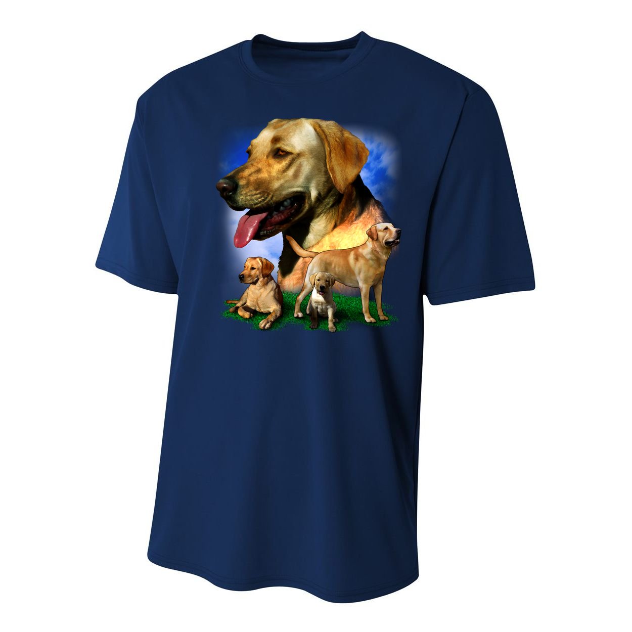 Golden Retriever Family Youth Performance Sprint T-Shirt