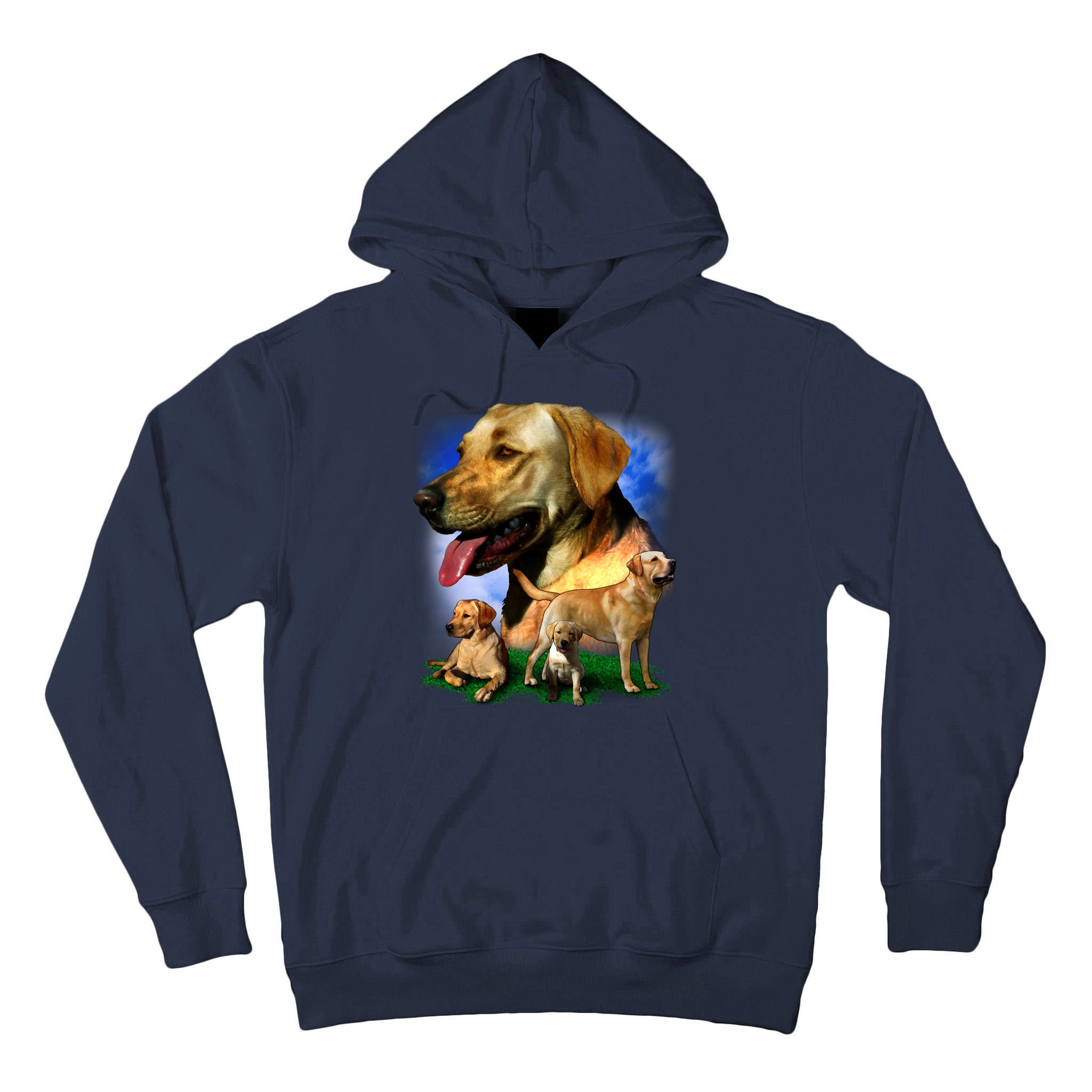 Golden Retriever Family Tall Hoodie
