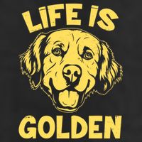 Golden Retriever Life Is Golden  Adult Drive Performance Visor