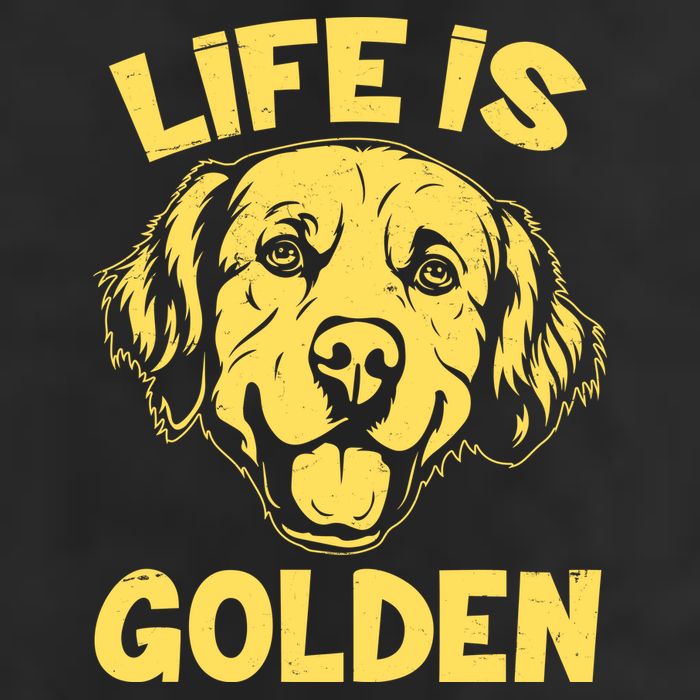 Golden Retriever Life Is Golden  Adult Drive Performance Visor